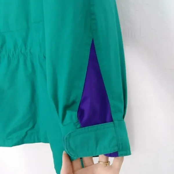 Vintage Towne by London Fog Green & Purple Jacket - Image 4