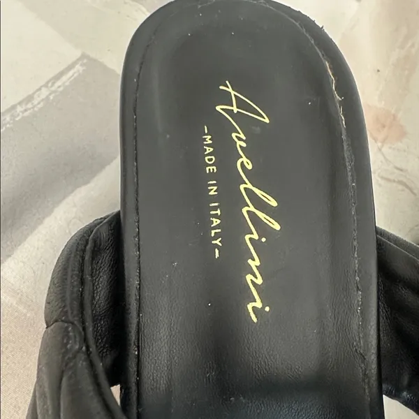 Avellini Italian Black Leather Sandals 8 - Image 7