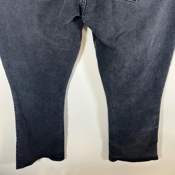 Citizens of Humanity Emmanuelle Slim Bootcut Jeans Faded‎ Black Size 28 Boho - Image 8