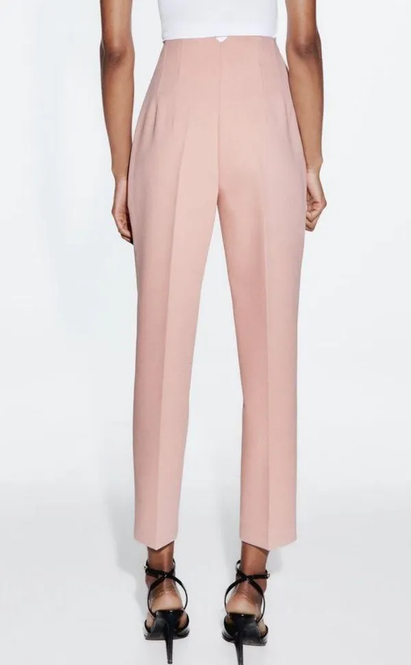 Zara Tan High Waisted Pants - Image 10