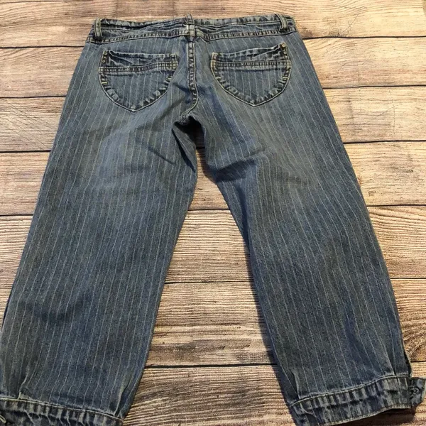 JouJou size 3/4 lady’s blue jean pants - Image 2