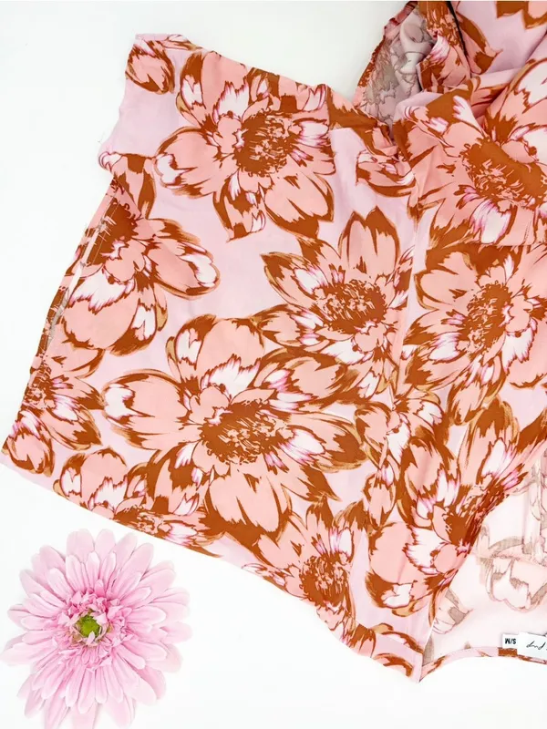Petal + Pup Longline Floral Open Front Kimono Duster Topper Cardigan Maxi Boho - Image 6