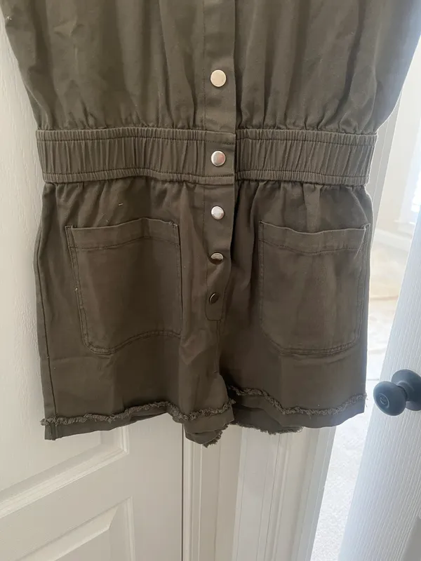Green Romper Size Small - Image 5