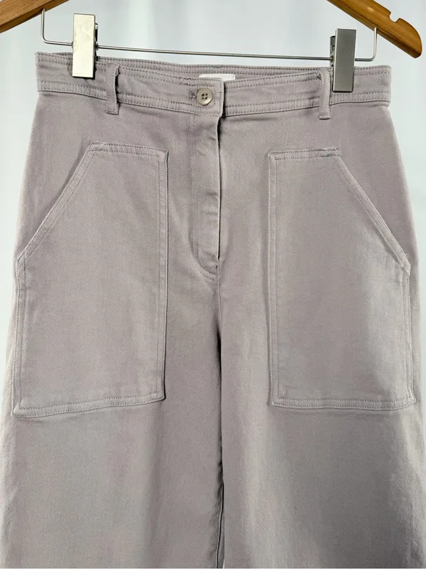 Aritzia Wilfred Free Modern Utility‎ Pants in Purple Slate Size 6 - Image 4