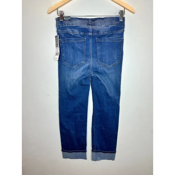 Liverpool Chloe Pull-On Jeans Womens 4 Blue Crop Cantrell Stretch Denim - Image 5