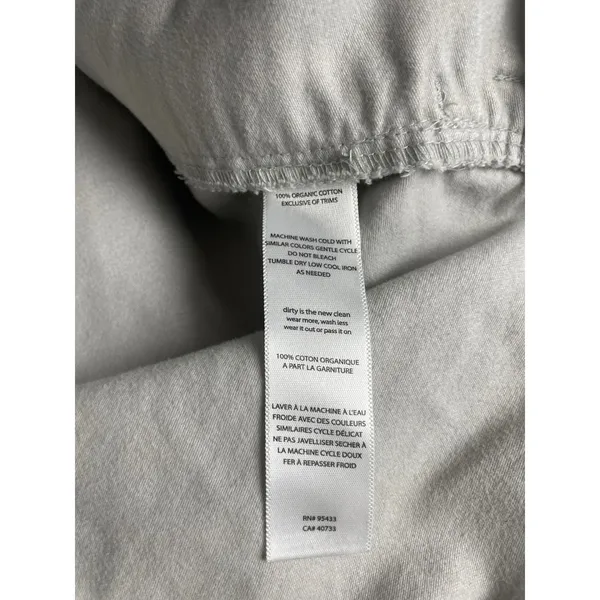 Toad&Co Womens Organic Cotton Button Down Shirt Jacket Shacket Grey Size L - Image 6