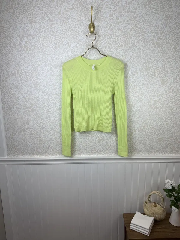 Daily Practice by Anthropologie Long-Sleeve Rib Cropped Jumper - Size - Medium - Image 3