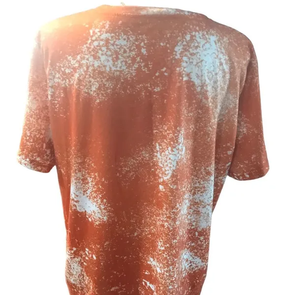 Womens Fall Shirt Size Extra Large Orange - Image 3