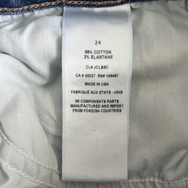 Favorite Daughter The Erin‎ High Rise Slim Straight Medium Indigo Jeans - Image 9