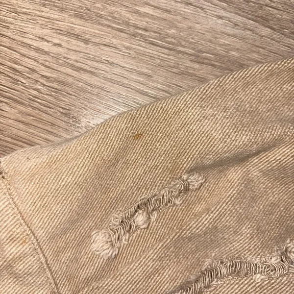 Le Lis Boutique Tan Cropped Jacket Size Small - Image 9