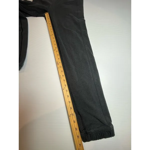 LULULEMON Women's‎ Gray Striped Casual Joggers Sweatpants Size 8 - Image 2
