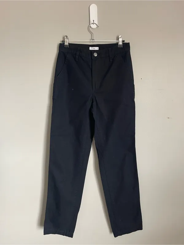 TNA | Black Cargo Utility Pocket Straight Leg Chino Pants Sz 0 - Image 2