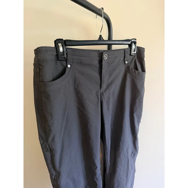 Kuhl Womens Gray Hiking Pants Size 12 Long Straight Leg Outdoor Trail Trousers - Image 2