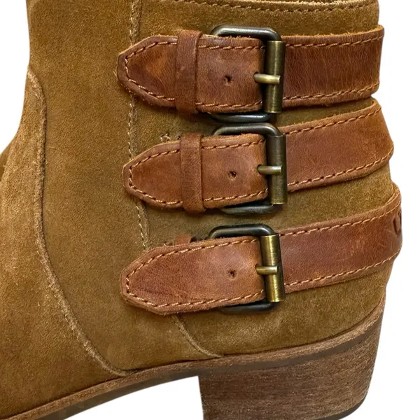 UGG Volta Ankle Brown Suede Booties Size 7 - Image 6