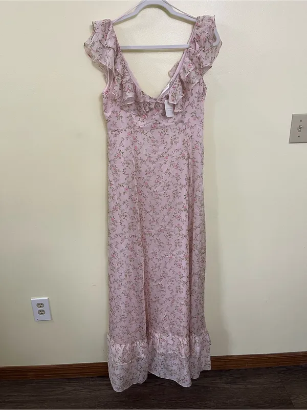 NEW Altar’d State Pink Floral Maxi Dress Size Small Available NWT - Image 6