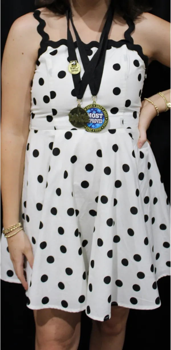Polka Dot Boutique Dress - Image 4