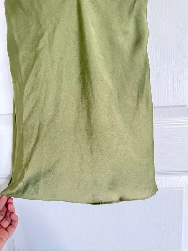 House of CB Myrna Mini Dress in Olive (ALTERED) - Image 7