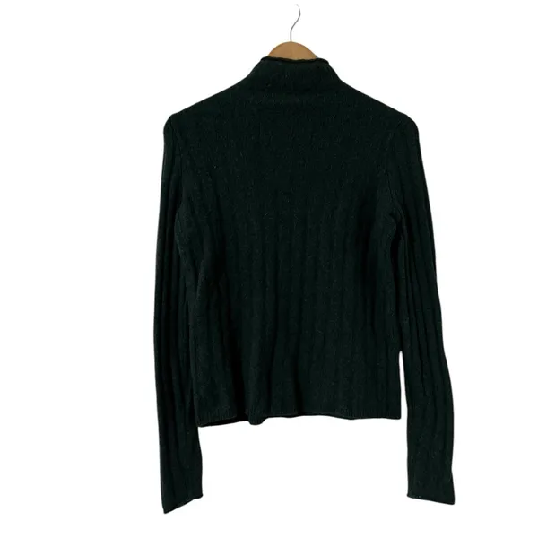 MADEWELL Cozy Evercrest Green Merino Wool Sweater Top - Image 6