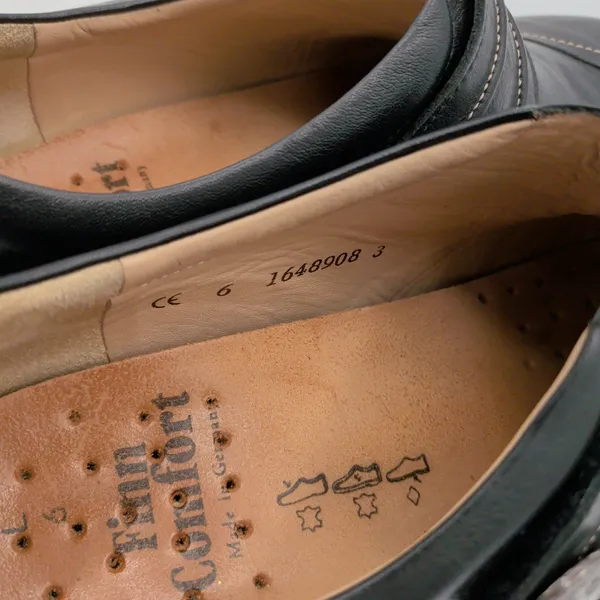 Finn Comfort Galway Black Leather Mary Jane Comfort Shoes Women Size 8.5 UK‎ 6 - Image 8