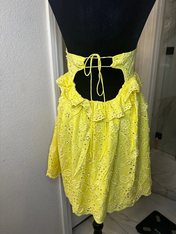 For Love & Lemons Mini Dress Natalie NWT L - Image 4