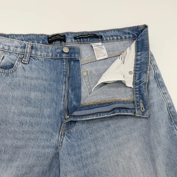 Banana Republic High-Rise Relaxed Bootcut Jeans Womens 33 Long Minimal Preppy‎ - Image 6