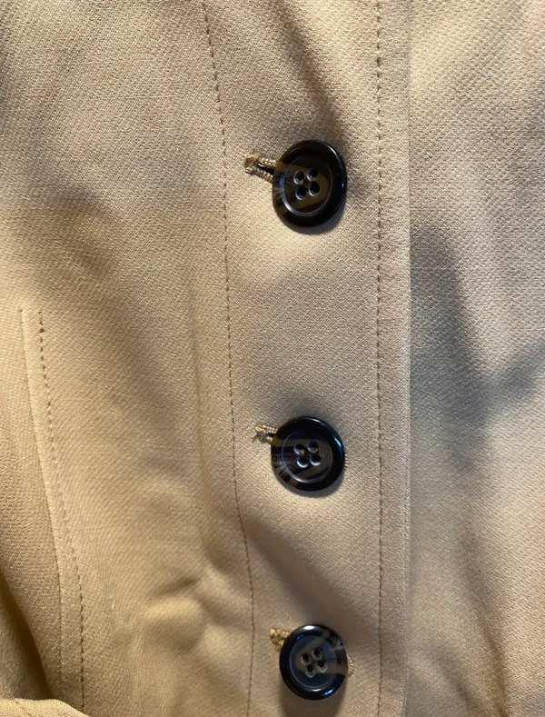 The Limited Tan Trench Coat with Buckle belt Size XS - Image 4