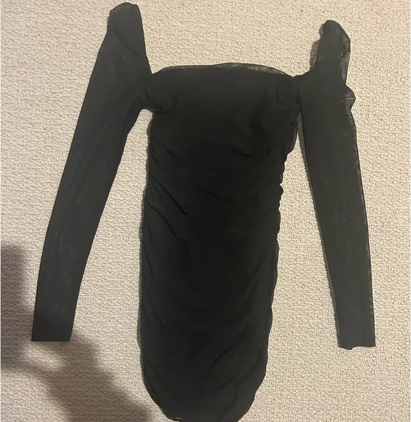 Princess Polly Black Mini Dress - Image 4