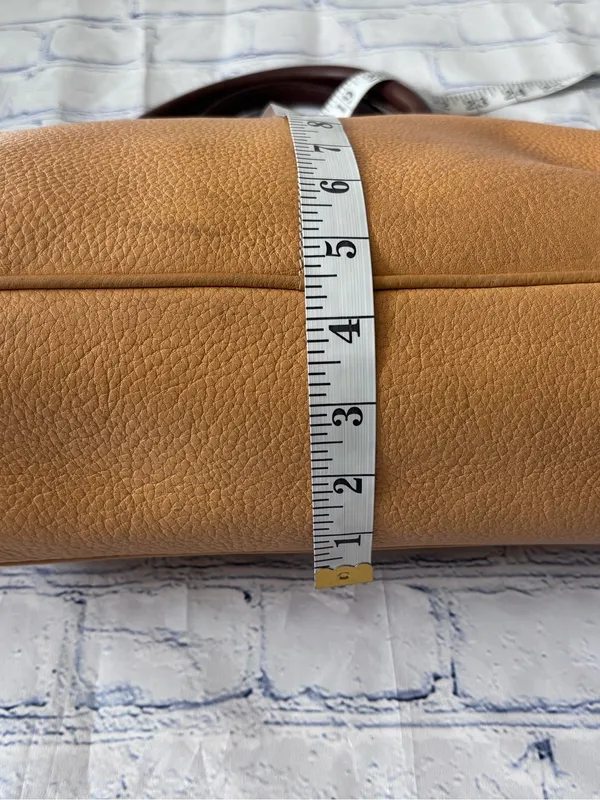 Dooney & Bourke All Weather Leather 2 (AWL 2) mustard yellow Satchel /Crossbody - Image 15