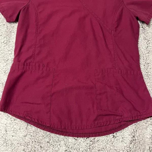 Scrubstar Women’s Wine Scrub Top - Image 3