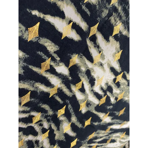 By Design Womens Black Gold Sleeveless Animal Print Blouse NEW Size Large - Image 5