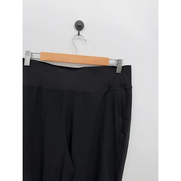 Athleta Run With It Pant Black Active Running Joggers Womens Size Large - Image 5