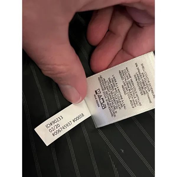 Express Blazer Womens 6 Black One Button Lined Stretch Notch Lapel Suit Jacket - Image 13