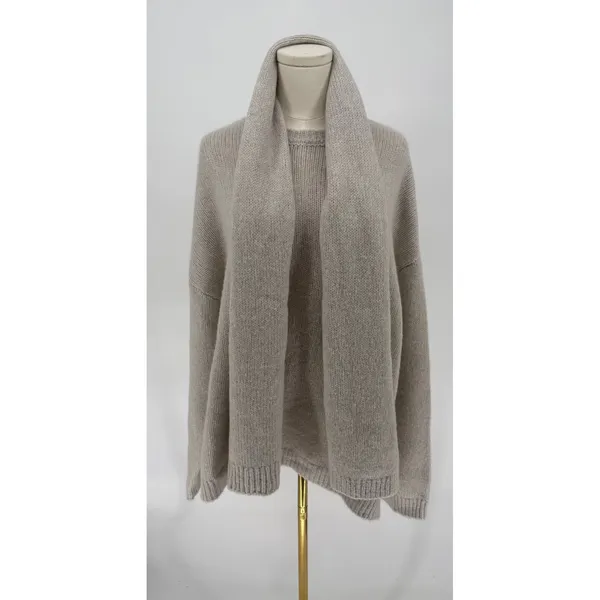 NWT Favorite Daughter THE JAMIE Cashmere Blend Sweater in Gray‎ Sz Large $378 - Image 4
