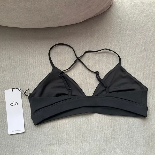 Alo Yoga Splendor Bra Black L - Image 4