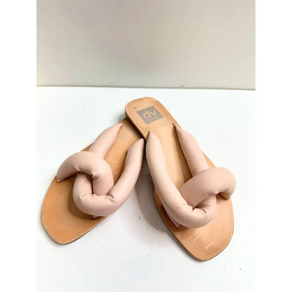 DV Dolce Vita Sandals Womens Size 6.5 Pink‎ Janae Slip On Flats - Image 6