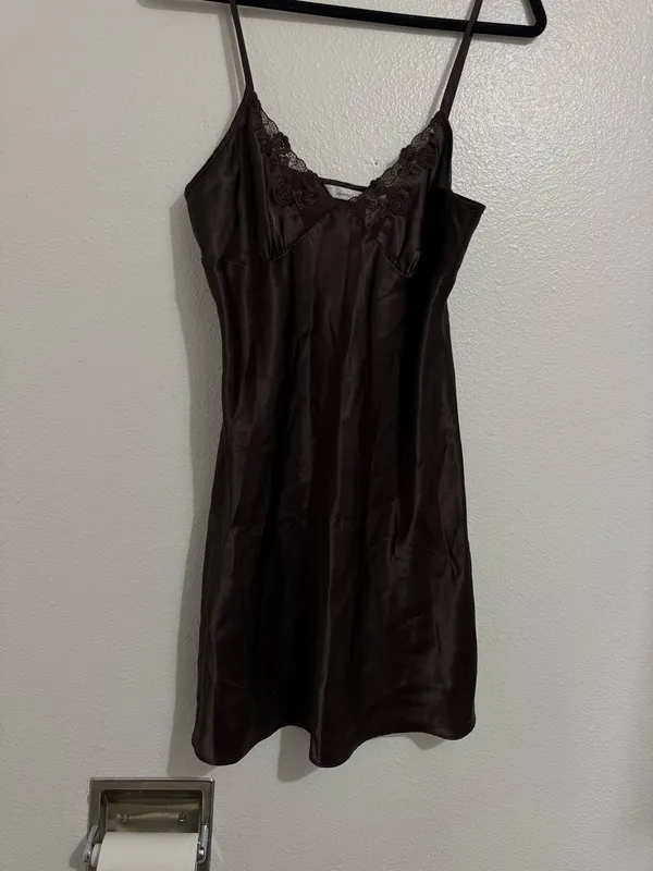 Slip dress Brown Size M - Image 3