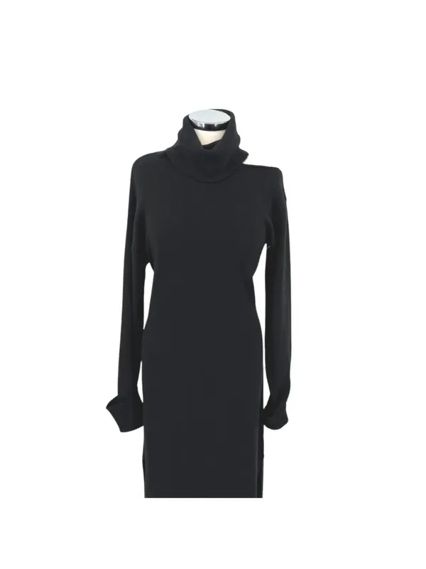 PAIGE Raundi Cutout Turtleneck Midi Sweater Dress Black Wool Blend Size XS NWOT - Image 10