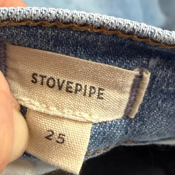 Madewell Stovepipe Jeans in Euclid‎ Wash Blue Size 25 - Image 7