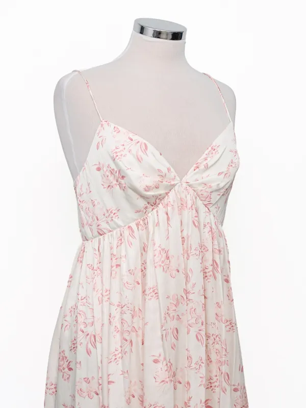 SACHIN‎ & BABI - Jessica Gown Rouge Watercolor Floral Gown - Image 9