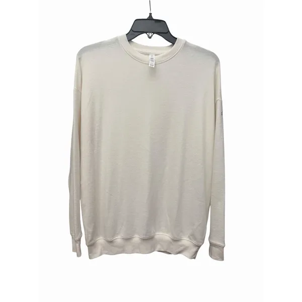 Alo Yoga Soho Pullover Women Size XS Ivory Longsleeve Crew Neck Sweater #T3-2 - Image 2
