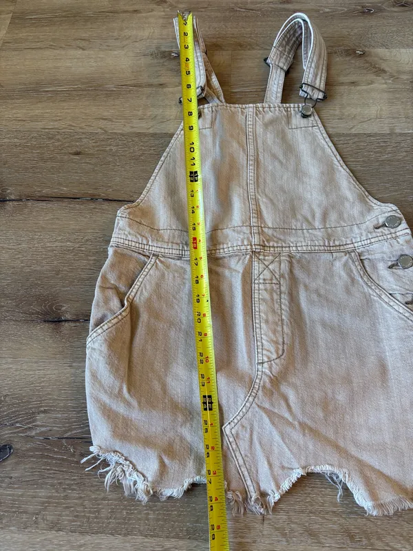 Free People Tan Overall Dress - Image 5