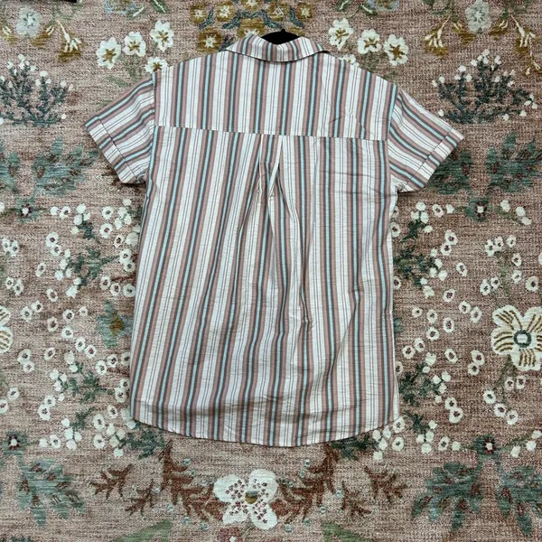 ❤️Free people Poolside Printed Boyfriend Shirt - Image 3