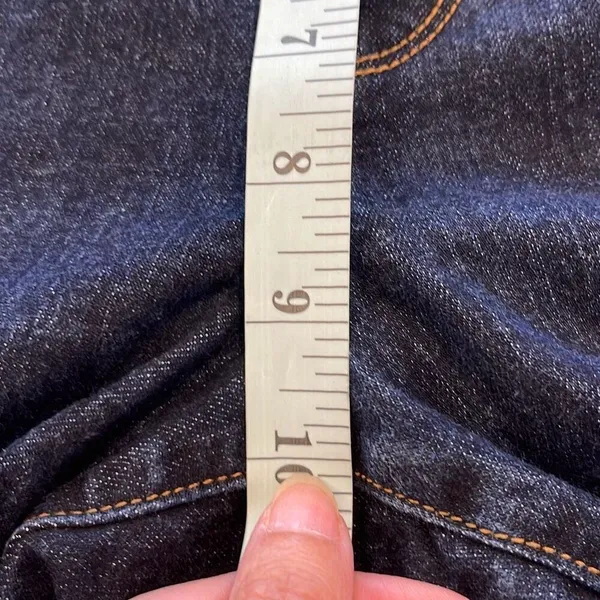Old‎ Navy Womens Mid Rise Zip Fly Bootcut Denim Jeans Dark Wash Size 20 - Image 10