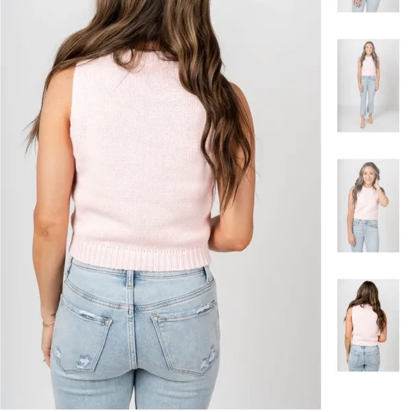 Le Lis Bride Sweater Tank - Image 3