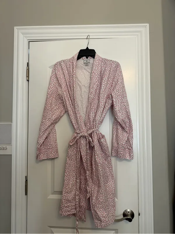 Petite Plume Sweethearts Lightweight Robe White Size XL - Image 3