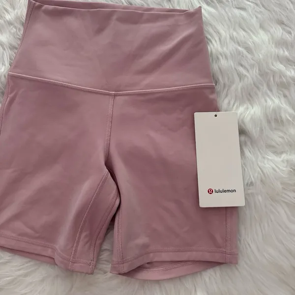 Lululemon Align High Rise Shorts 6" Pink Haze Size 4 - Image 4