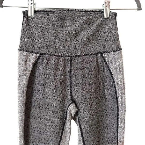 FREE PEOPLE MOVEMENT Patterned Knit‎ Workout Leggings Sz XS - Image 4