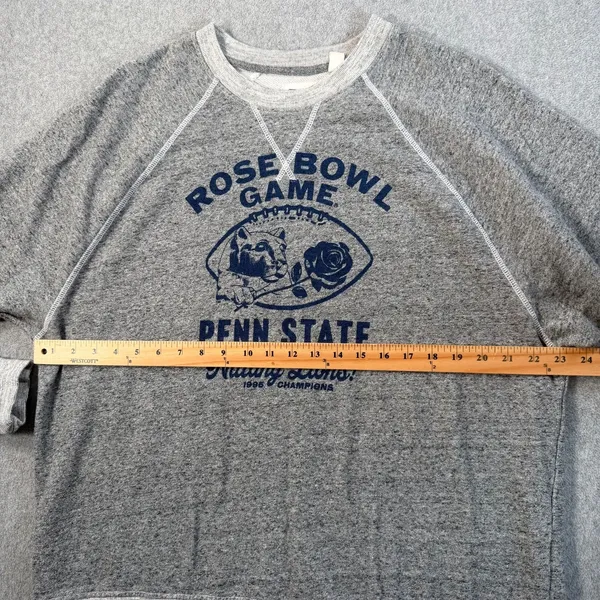 Penn State Nittany Lions Tailgate Clothing Rose Bowl Sweatshirt Size Medium Gray - Image 7