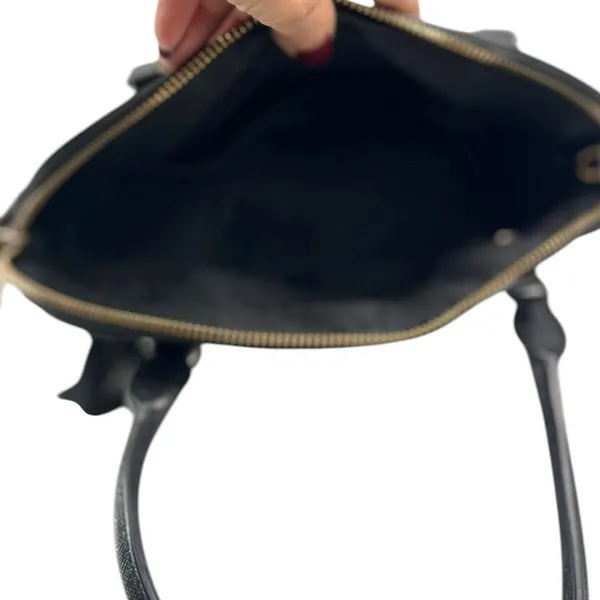 Kate Spade New York Payton Medium Dome Satchel Bag Purse Top Handle Black - Image 6