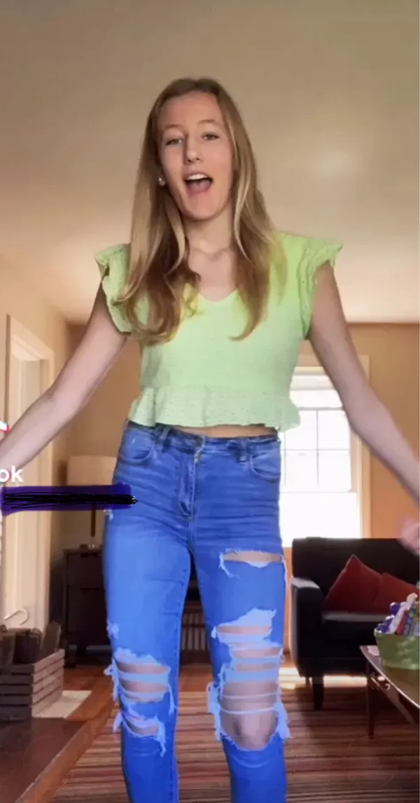Wild Fable Green Cropped Shirt - Image 2